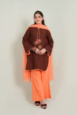 Amber Gul 3 Piece - Brown/Peach - Image 6
