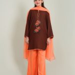Amber Gul 3 Piece - Brown/Peach