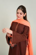 Amber Gul 3 Piece - Brown/Peach - Image 2
