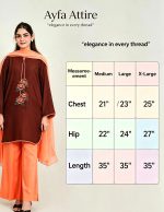Amber Gul 3 Piece - Brown/Peach - Image 7